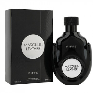 Leather Riiffs, Apa de Parfum, Barbati, 100ml