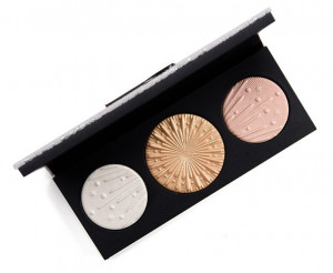 Paleta pudre iluminatoare MAC Flashing Ice Extra Dimension Skinfinish Trio, 9 g