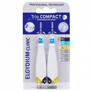 Periuta interdentara Trio Compact, Micro Fine, Elgydium