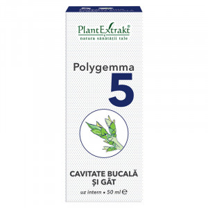 Polygemma 5 (cavitate bucala/gat) PlantExtrakt 50 ml