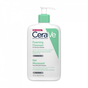 Gel de curatare spumant CeraVe pentru piele normal-grasa