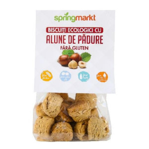 Biscuiti Ecologici cu Alune de padure, fara gluten, 100gr