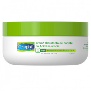 Crema hidratanta de noapte cu Acid Hialuronic Cetaphil