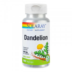 Dandelion (Păpădie) 520 mg Solaray, 100 capsule, Secom