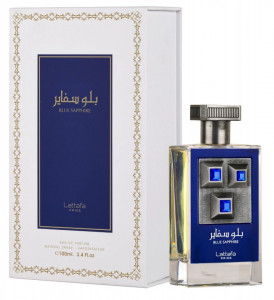 Lattafa Blue Sapphire, Apa de Parfum, Unisex, 100 ml