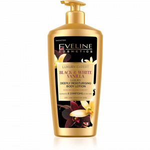 Lotiune de corp Eveline Cosmetics Luxury Expert Black&White Vanilla