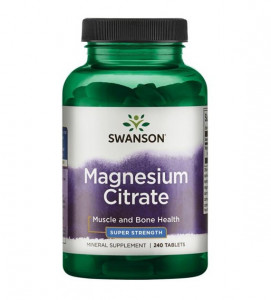 Magneziu Citrat 225 mg, 240 tablete, Swanson