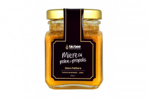 Miere cu polen şi propolis BioBee 130g