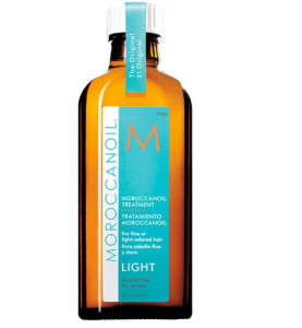 Tratament pentru par fin si deschis la culoare Light Moroccanoil