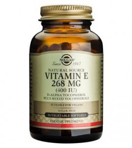 Vitamina E din surse naturale 268 mg (400 UI) Solgar 50 capsule