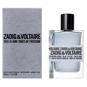 Zadig & Voltaire This is Him! Vibes of Freedom, Apa de Toaleta, Barbati