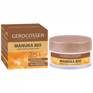 Crema intens hidratanta cu miere Manuka Bio 25+, 50 ml, Gerocossen