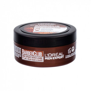 Cremă-styling pentru barbă L`Oreal Barber Club Crème Coiffante Ch & Barbe, 75 Ml