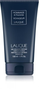 Gel de dus Lalique Hommage A L'Homme Voyageur, Barbati, 150 ml