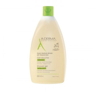 Gel de duș spumant ultra-bogat cu lapte de ovăz, A-Derma