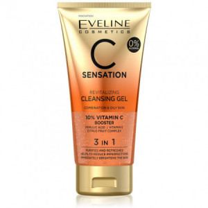 Gel Revitalizant Curatare Ten Eveline Cosmetics 3 in 1 C Sensation
