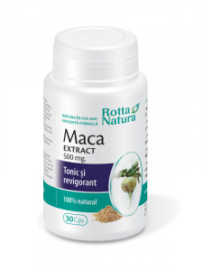 Maca extract 500 mg, 30 capsule, Rotta Natura