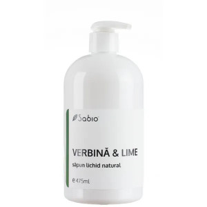 Sapun lichid natural cu verbina si lime, Sabio
