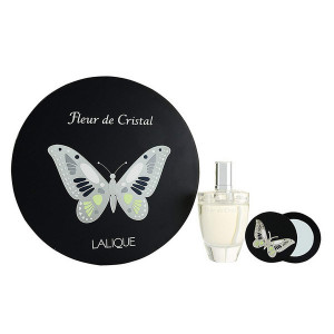 Set cadou Lalique Fleur De Cristal apa de Parfum 100 ml + Oglinda