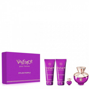 Set cadou Versace Dylan Purple, Apa de Parfum, Femei