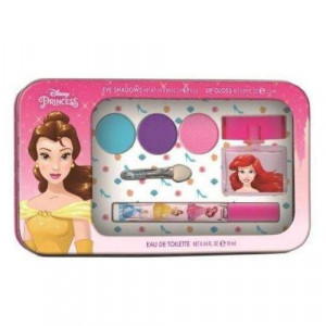 Set Disney Princess, Apa de toaleta 10ml, Fard pleoape 3x1.2g, Luciu buze 2.5ml
