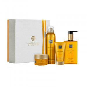 Set Rituals The Ritual of Mehr, Spuma de dus 200 ml, Crema de corp 70 ml, Scrub 125 gr, Sapun lichid 300 ml