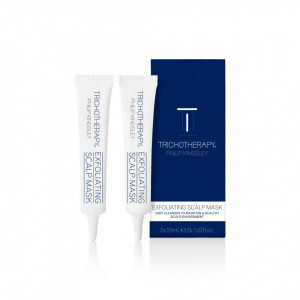 Set tratament pentru scalp Philip Kingsley Trichotherapy Exfoliating, 2x20 ml