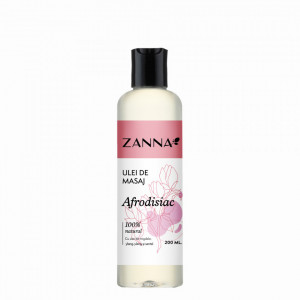 Ulei de masaj Afrodisiac cu Ylang-Ylang si Santal, 200ml Zanna