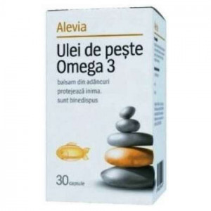 Ulei de peste Omega 3 Alevia 30 capsule