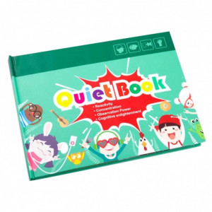 Carte cu activitati cu stickere reutilizabile Quiet Book