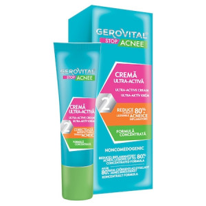 Crema ultra-activa 2 Gerovital Stop Acnee