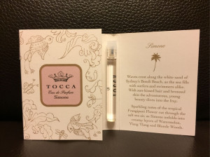 Esantion Tocca Simone, Femei, Apa de Parfum, 1.5 ml