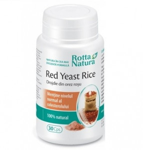 Red Yeast Rice (Drojdie de Orez Rosu) Rotta Natura 30 capsule