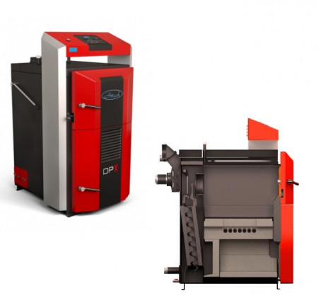 Cazan lemne cu gazeificare ATTACK DPX45 STANDARD- 45kW