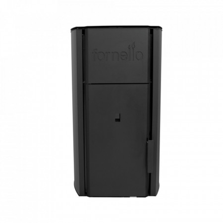 Centrala peleti Fornello Royal B 30 kw, complet echipat pentru incalzire, pompa, vas expansiune, automatizare , telecomanda , buncar peleti 30 kg, tiraj fortat, culoare neagra , aprindere automata + transport gratuit