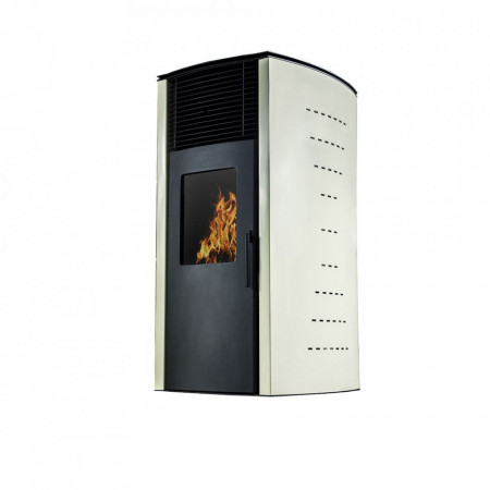Semineu pe Peleti cu aer cald Fornello Stela 10 KW + transport gratuit