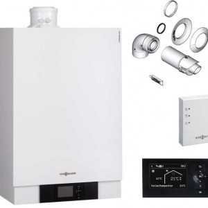 Pachet baza centrala termica in condensare Viessmann VITODENS 80 kW - B2HAL62