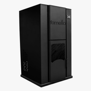 Termosemineu pe Peleti Fornello Black 40 KW + transport gratuit