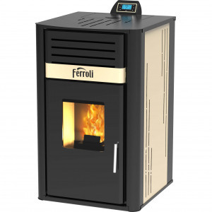 Termosemineu pe peleti Ferroli Mirano Pellet N 24 kW LSMGP24T