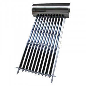 Panosol Panou solar presurizat compact cu 10 tuburi vidate heat pipe si boiler presurizat 120 litri Panosol PS120, cu suport TERASA INCLUS!