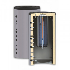 Puffer fara serpetina Tank in Tank Woody KSC 800/200 litri