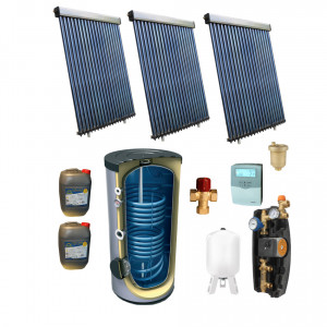 Pachet Panou solar Panosol CONFORT 1500L S2 - 30 PERSOANE