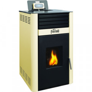 Ferroli Mirano Pellet 24 kw CADOU Termostat Ambient Salus RT310i