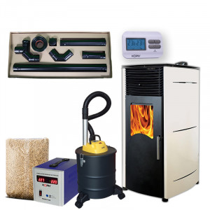 Semineu pe Peleti cu aer cald KOPH PD 10 KW + transport gratuit