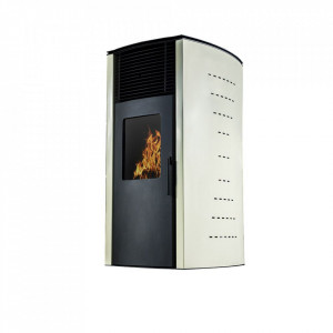 Semineu pe Peleti cu aer cald Fornello Sophia11 KW + transport gratuit