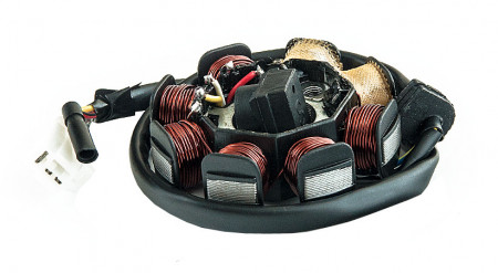 Piese Moto Stator GY6 50-80cc 4T (8 bobine+senzor scanteie)
