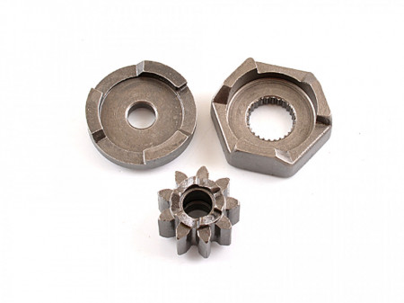 Piese Moto Pinion angrenare pornire ansamblu Benelli 491RR-491ST/Suzuki Adress50-AP50/Malaguti Crosser/Italjet Formula50, motorizari Morini