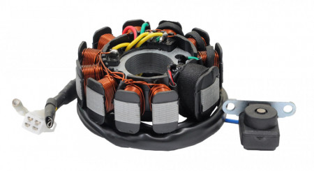 Piese Moto Stator GY6 125-150cc (11 bobine+senzor scanteie)