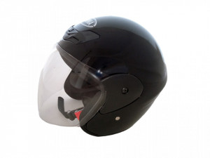 Casca moto open face negru lucios Awina TN8661, marimea L