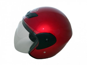 Casca moto open face rosu lucios Awina TN8661, marimea M